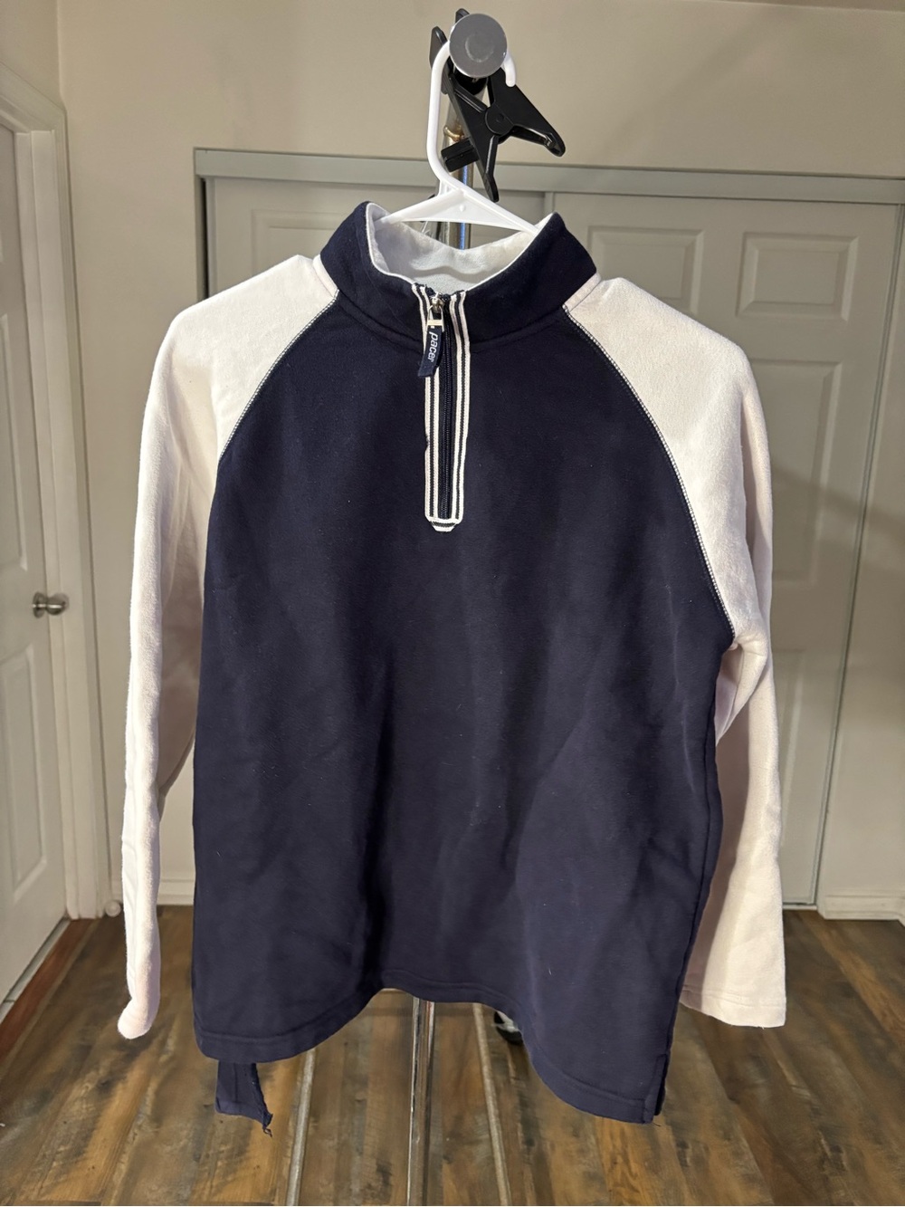 Acer Pacer Navy and White Pullover with Logo
